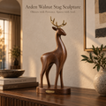 Norvelune Arden Stag Wood Sculpture lifestyle image