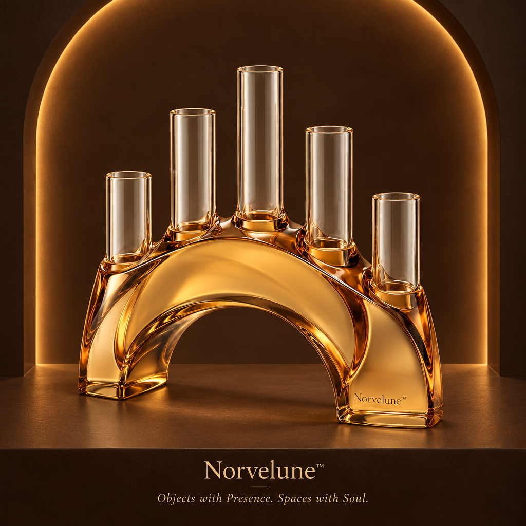 Norvelune Lunette Five-Stem Art Vase brand hero image