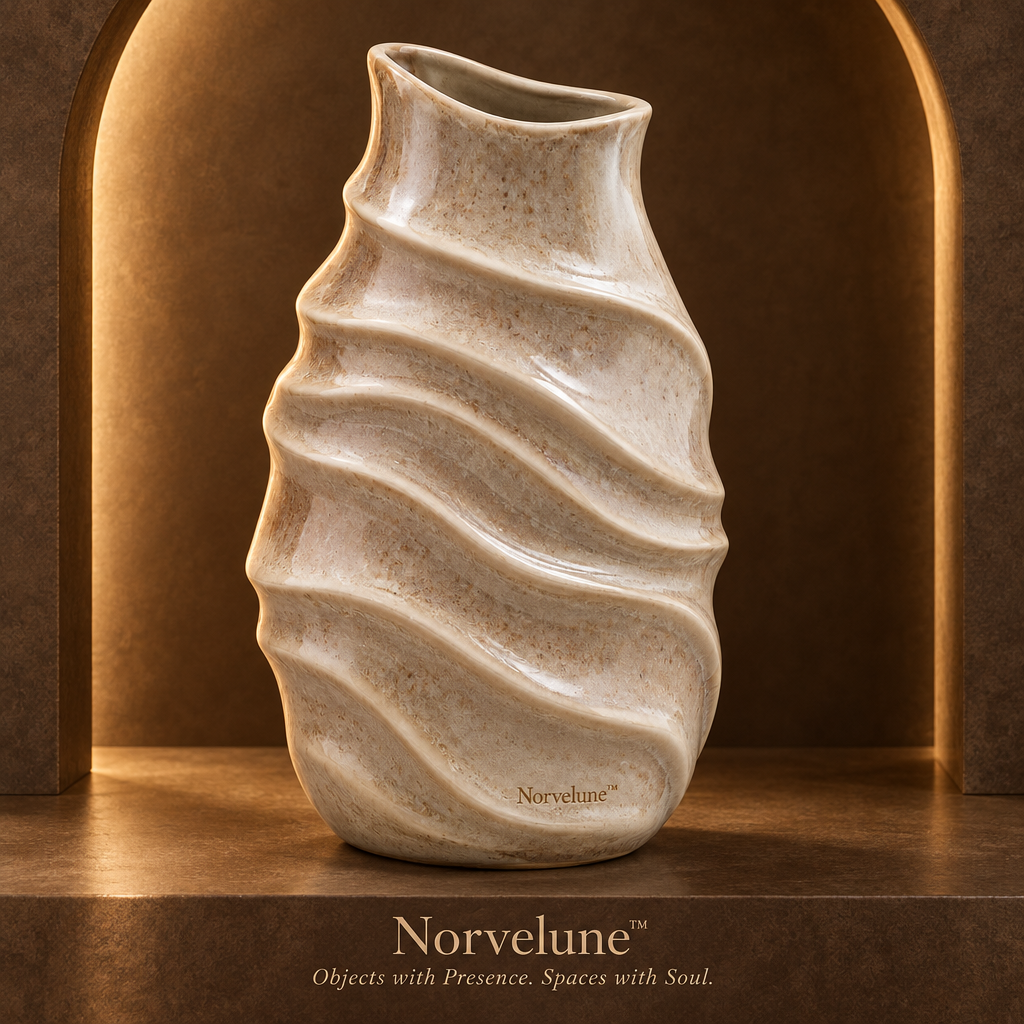 Norvelune Mirea Organic Ripple Vase brand hero image