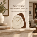 Norvelune Noelle Sculptural Mantel Clock lifestyle image