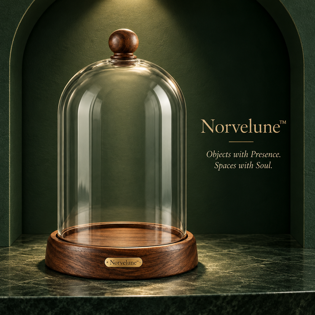 Norvelune Verona Wood & Glass Cloche brand hero image